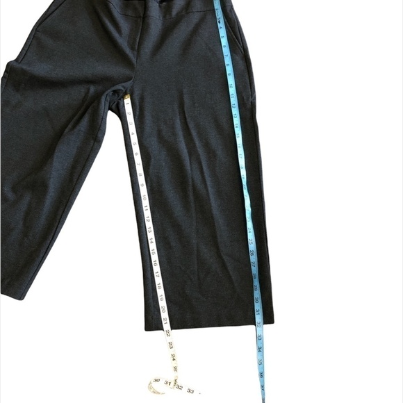 EILEEN FISHER Cropped Pant Women's Size Large Petite Gray Italian Fabric - Picture 5 of 11